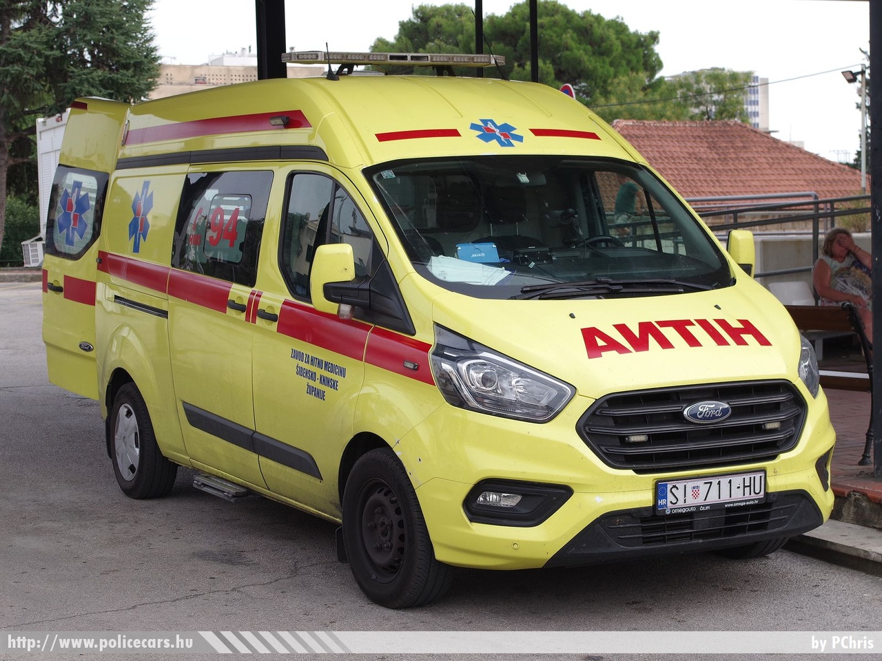 Ford Transit Custom, Zavod za hitnu medicinu Šibensko-kninske županije, Šibenik, fotó: PChris
Keywords: horvát Horvátország mentő mentőautó Croatia croatian ambulance