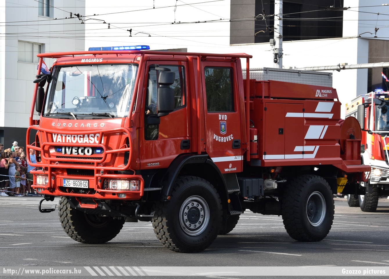 Iveco EuroCargo 150E28 Magirus Lohr, Dobrovoljno vatrogasno društvo Vugrovec, fotó: Gzozzo pictures
Keywords: Horvátország tűzoltóság tűzoltóautó horvát Croatia croatian firefighter firetruck fire