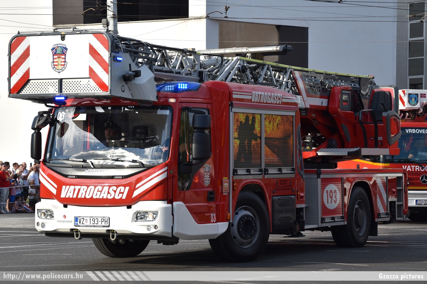  Iveco Eurocargo 160E Magirus M32L-AT, Javna vatrogasna postrojba Grada Varaždina, fotó: Gzozzo pictures
Keywords: Horvátország tűzoltóság tűzoltóautó horvát Croatia croatian firefighter firetruck fire