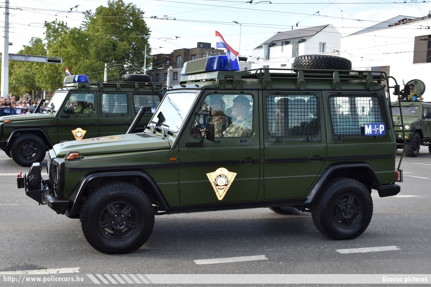 Mercedes G, Vojna policija, fotó: Gzozzo pictures
Keywords: Horvátország katonai rendészet horvát Croatia croatian military police rendőr rendőrautó