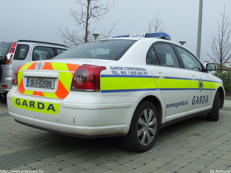 Toyota Avensis, fotó: Ambucar
Keywords: rendőr rendőrség rendőrautó ír Írország Garda 06-D-82089