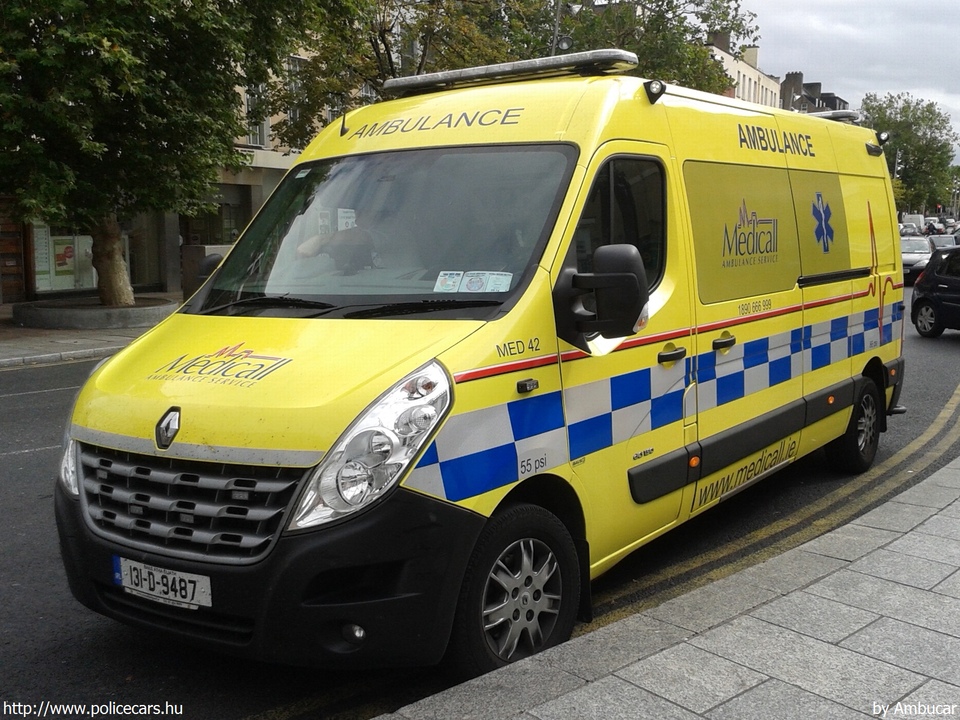 Renault Master, fotó: Ambucar
Keywords: ír Írország mentő mentőautó