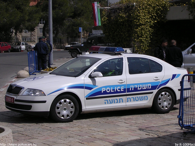 Skoda, Octavia II, fotó: R-100Maci
Keywords: Izrael izraeli rendőr rendőrautó rendőrség