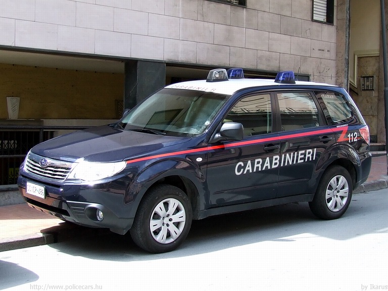 Subaru Forester, fotó: Ikarus
Keywords: rendőr rendőrautó rendőrség olasz Olaszország carabinieri