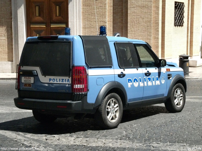Land Rover Discovery 3, fotó: PChris
Keywords: rendőr rendőrautó rendőrség olasz Olaszország H0035