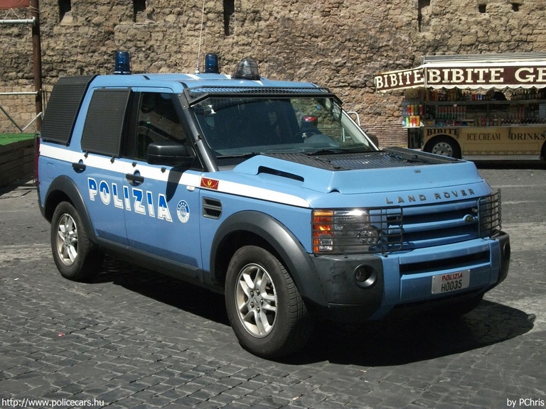 Land Rover Discovery 3, fotó: PChris
Keywords: rendőr rendőrautó rendőrség olasz Olaszország H0035