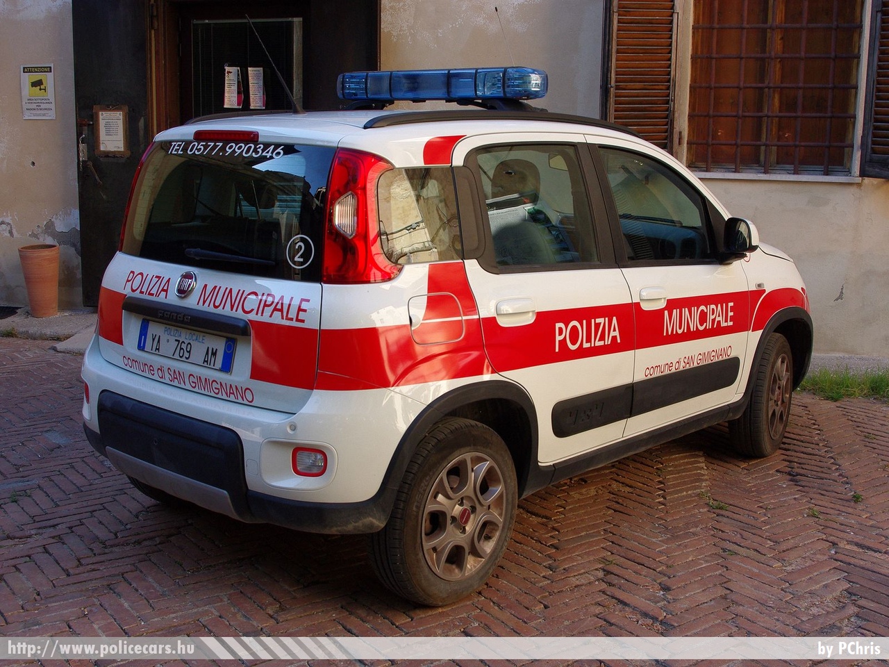 Fiat Panda 4x4, fotó: PChris
Keywords: olasz Olaszország rendőrautó rendőrség rendőr 