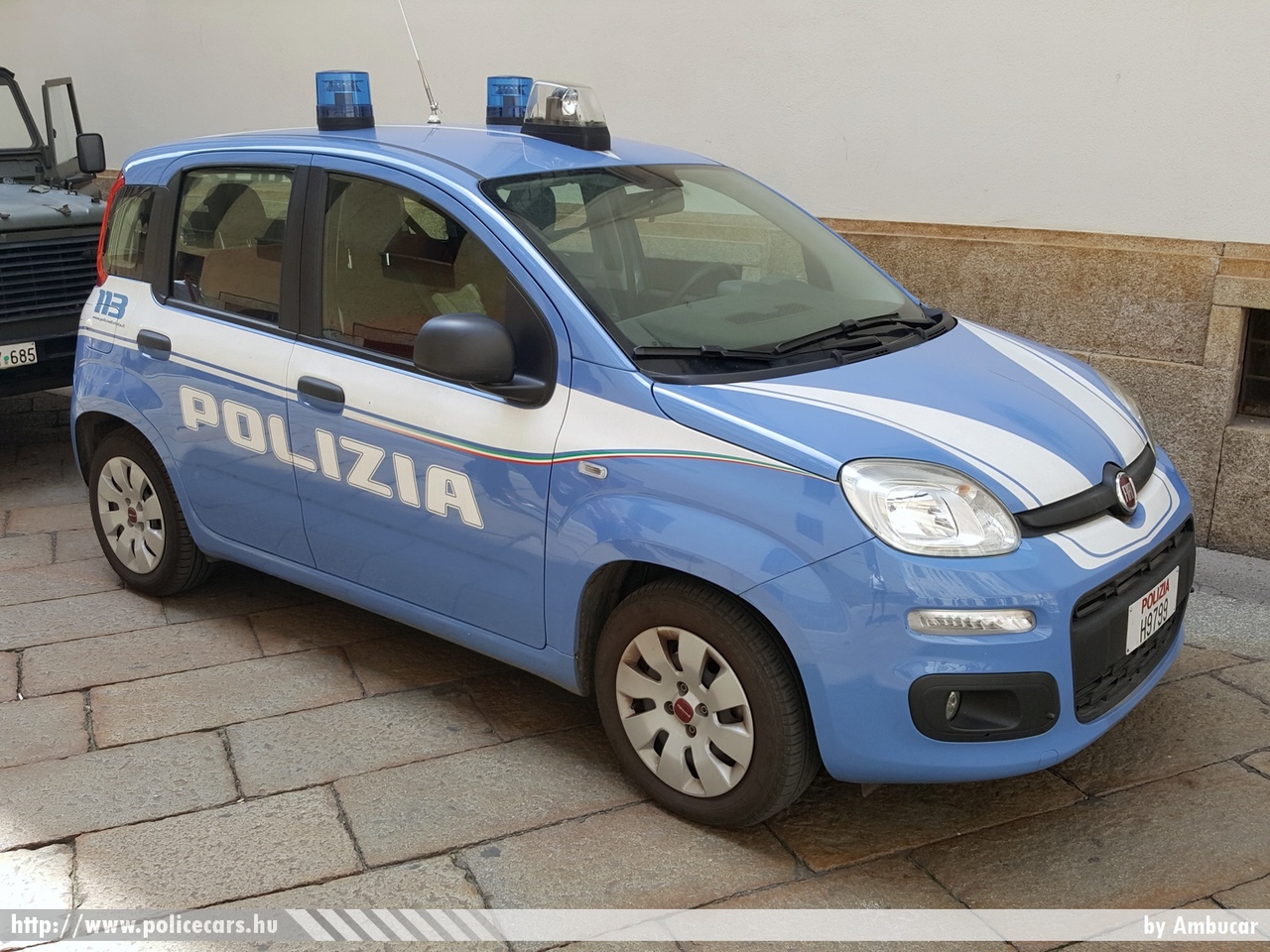 Fiat Panda, fotó: Ambucar
Keywords: olasz Olaszország rendőrautó rendőrség rendőr italian Italy police policecar