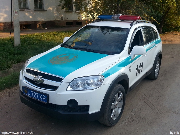 Chevrolet Captiva, fotó: Miki
Keywords: kazah Kazahsztán rendőr rendőrautó rendőrség kazahstan police policecar