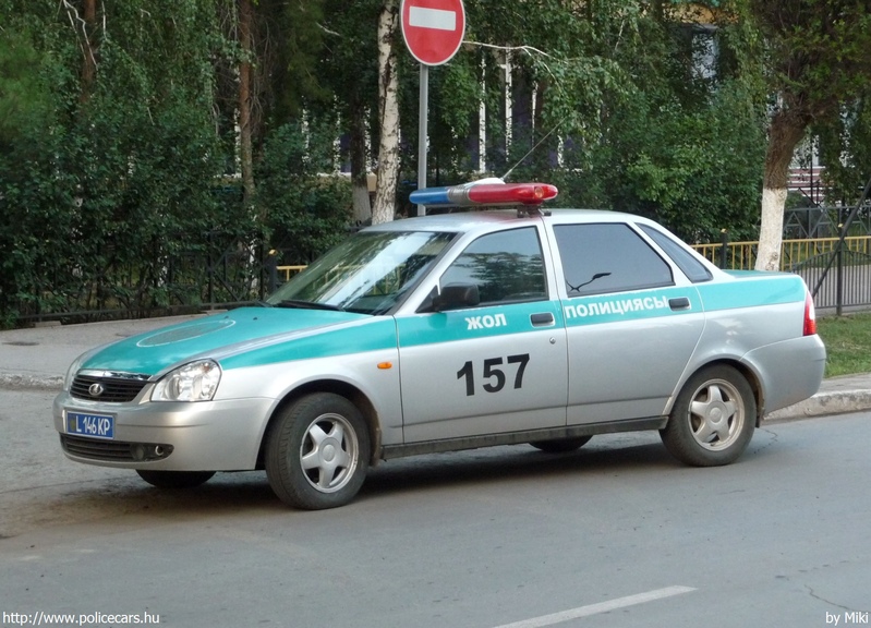 Lada VAZ 2170 Priora, fotó: Miki
Keywords: kazah Kazahsztán rendőr rendőrautó rendőrség kazahstan police policecar