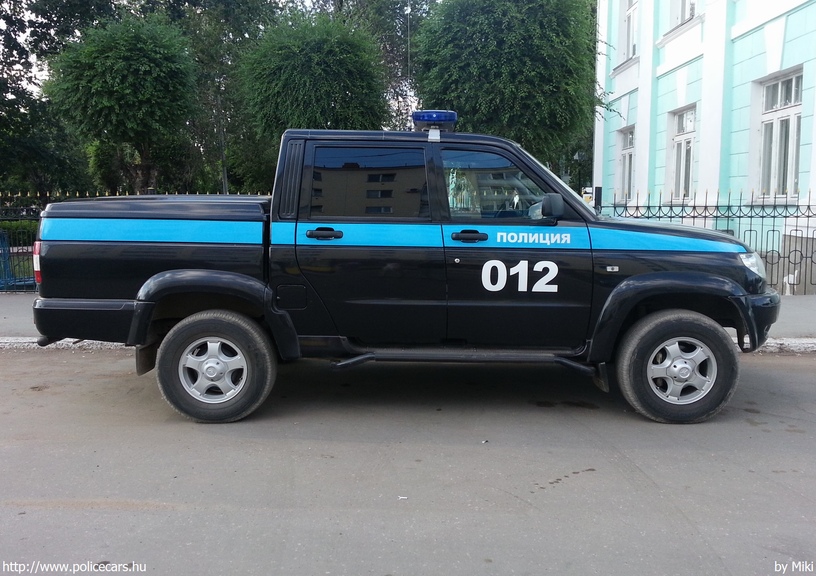 UAZ 23632 Patriot Pickup, fotó: Miki
Keywords: kazah Kazahsztán rendőr rendőrautó rendőrség kazahstan police policecar