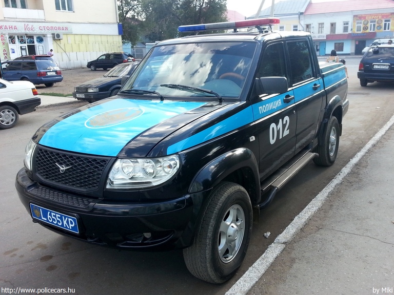 UAZ 23632 Patriot Pickup, fotó: Miki
Keywords: kazah Kazahsztán rendőr rendőrautó rendőrség kazahstan police policecar