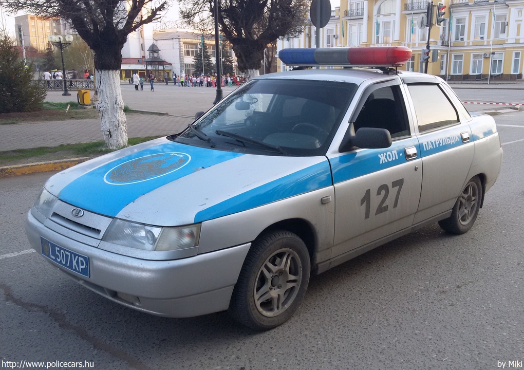 Lada VAZ 2110, fotó: Miki
Keywords: kazah Kazahsztán rendőr rendőrautó rendőrség Kazakhstan police policecar