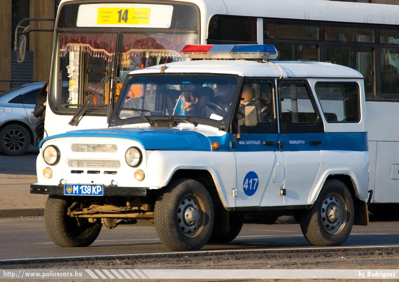 UAZ 469/3151, fotó: Rodriguez
Keywords: kazah Kazahsztán rendőr rendőrautó rendőrség Kazakhstan police policecar