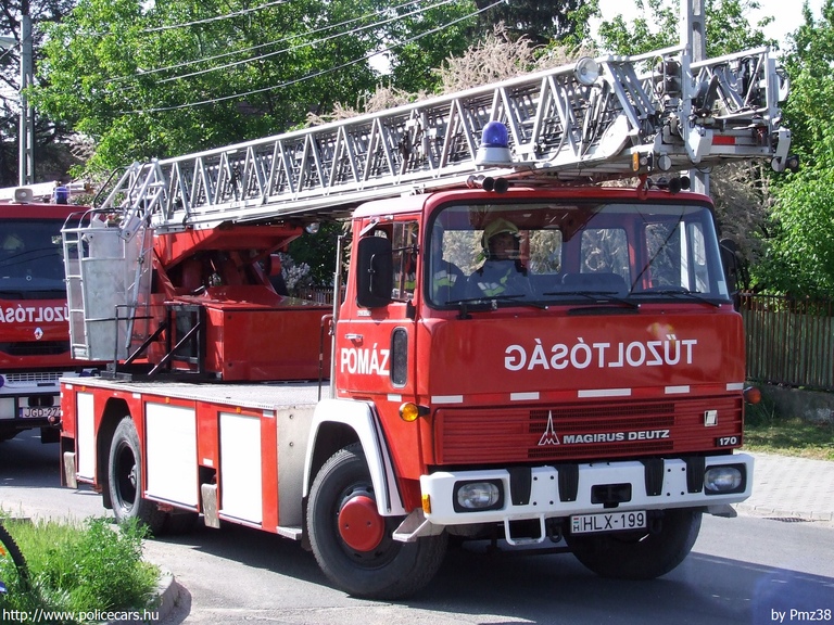 Magirus Deutz 170 D-12-FA, Pomázi Önkormányzati Önkéntes Tûzoltóság, fotó: Pmz38
Keywords: tûzoltóautó tûzoltóság tûzoltó magyar Magyarország katasztrófavédelem HLX-199 fire firetruck Hungary hungarian