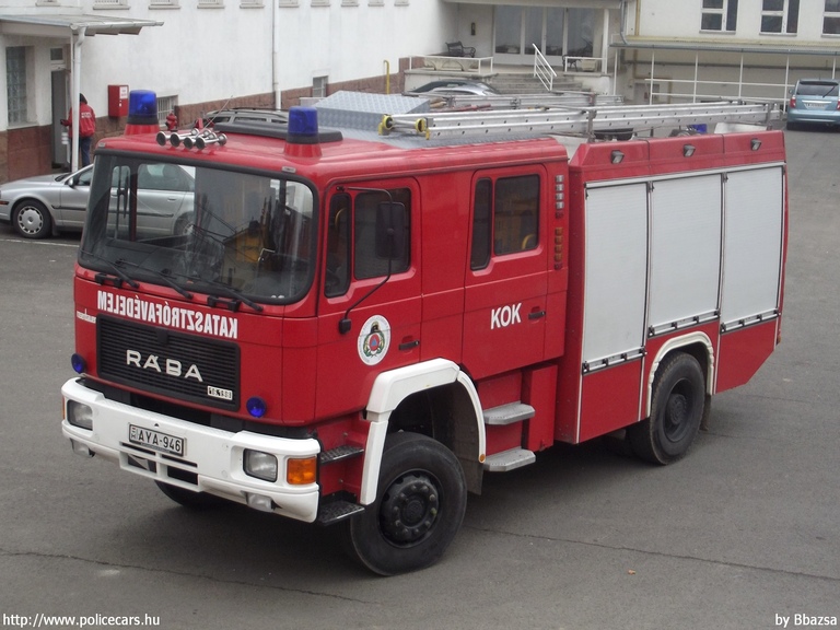 Rába 16.198, Országos Katasztrófavédelmi Fõigazgatóság, Katasztrófavédelmi Oktatási Központ, fotó: Bbazsa
Keywords: tûzoltó tûzoltóautó tûzoltóság katasztrófavédelem magyar Magyarország AYA-946 fire firetruck Hungary hungarian