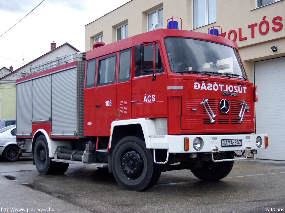 Csepel D-755 Metz TLF 4000, Ács Önkormányzati Tûzoltóparancsnokság, fotó: PChris
Keywords: tûzoltóautó tûzoltóság tûzoltó magyar Magyarország ÖT AYA-957 fire firetruck Hungary hungarian