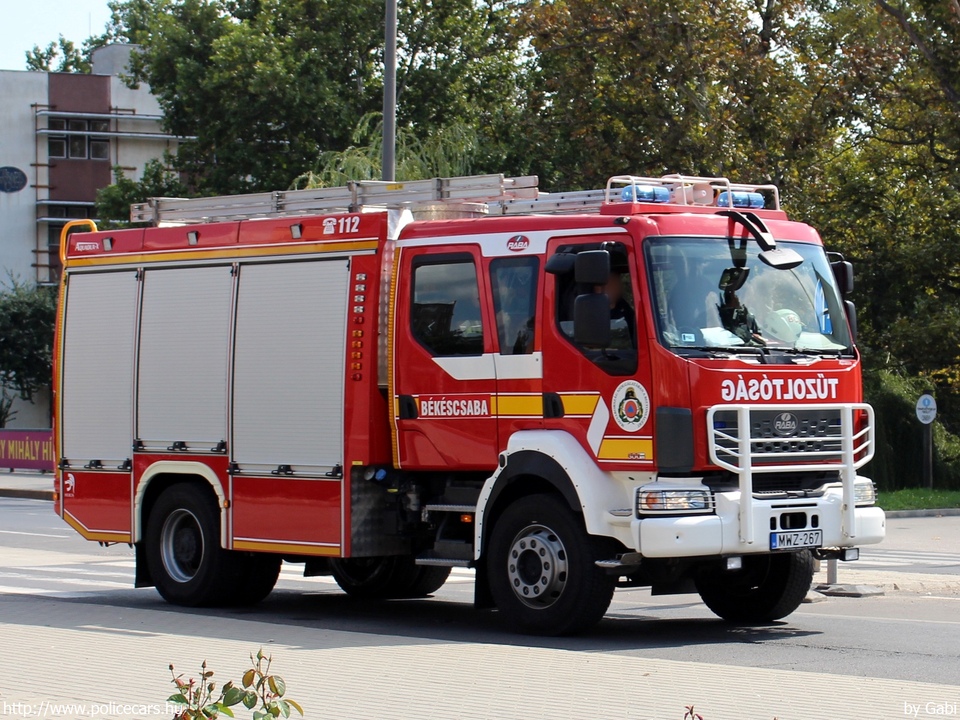 Rába R16.217 AFW Heros Aquadux-X 4000, Békés Megyei Katasztrófavédelmi Igazgatóság, Békéscsabai Katasztrófavédelmi Kirendeltség, Békéscsabai Hivatásos Tûzoltóparancsnokság, fotó: Gabi
Keywords: tûzoltóautó tûzoltóság tûzoltó magyar Magyarország katasztrófavédelem fire firetruck Hungary hungarian MWZ-267