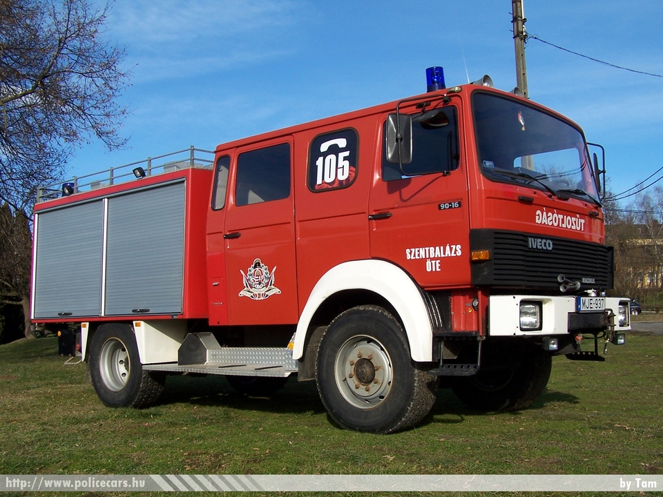Iveco Magirus 90-16, Szentbalázsi Önkéntes Tûzoltó Egyesület, fotó: Tam
Keywords: magyar Magyarország tûzoltó tûzoltóautó tûzoltóság ÖTE MJE-937 fire firetruck Hungary hungarian