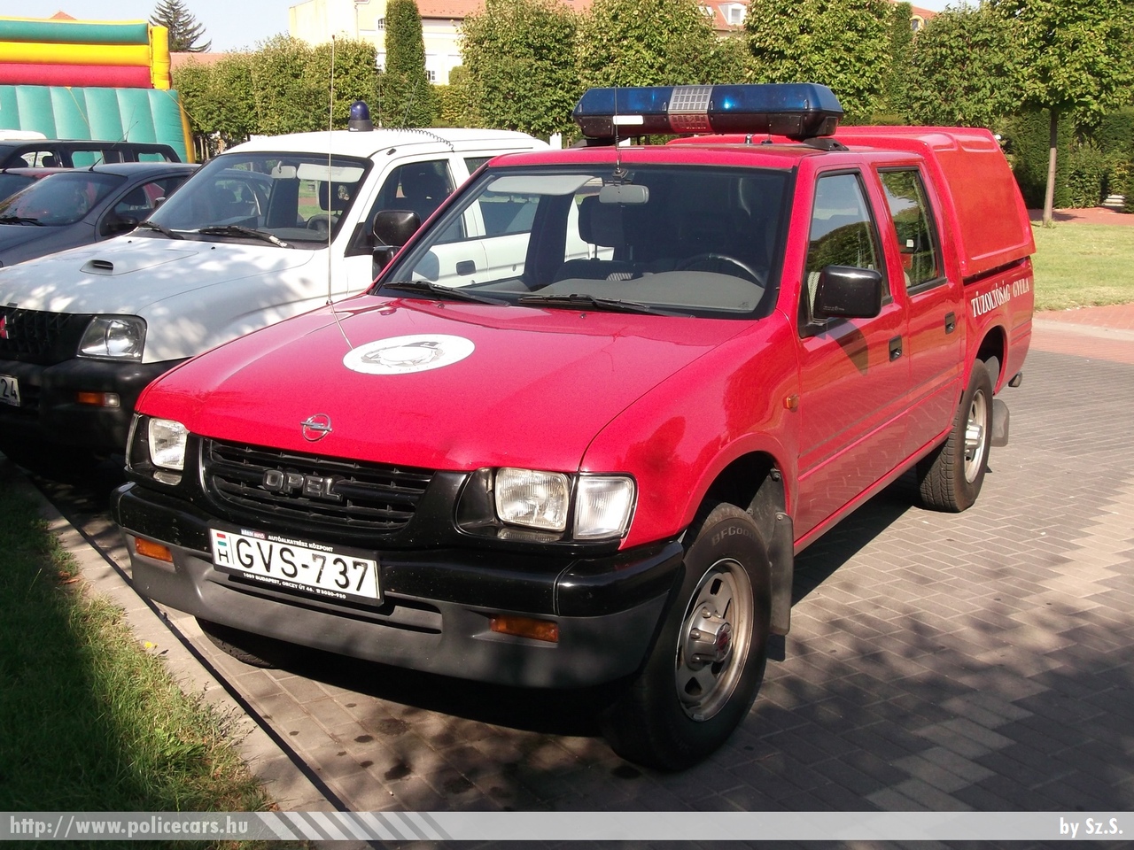 Opel Campo, Békés Megyei Katasztrófavédelmi Igazgatóság, fotó: Sz.S. 
Keywords: GVS-737  tûzoltóautó tûzoltóság tûzoltó magyar Magyarország katasztrófavédelem  fire firetruck Hungary hungarian