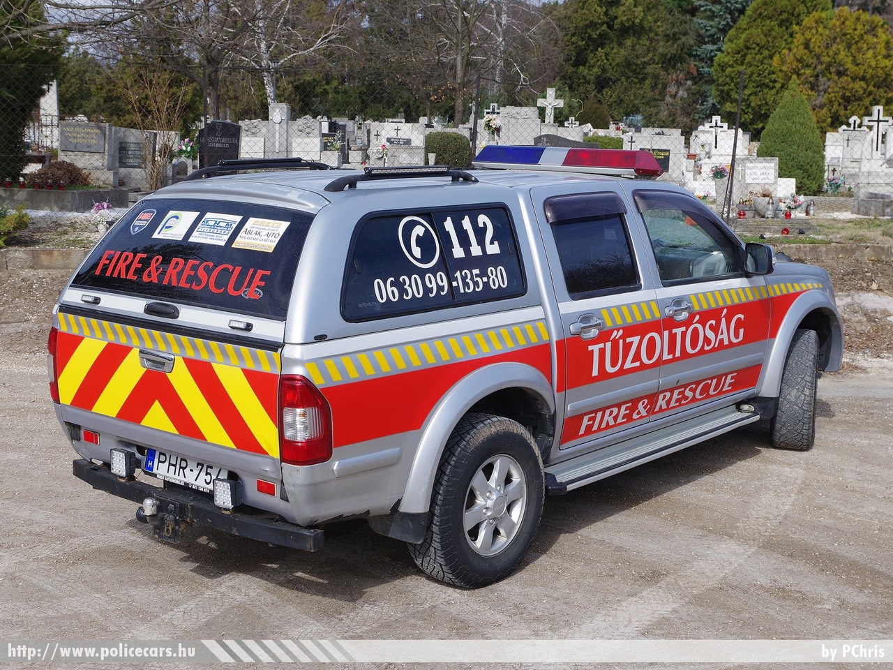 Isuzu D-Max, Piliscsabai Nagyközségi Önkéntes Tûzoltó Egyesület, fotó: PChris
Keywords: ÖTE magyar Magyarország tûzoltó tûzoltóautó tûzoltóság Hungary hungarian fire firetruck  PHR-754