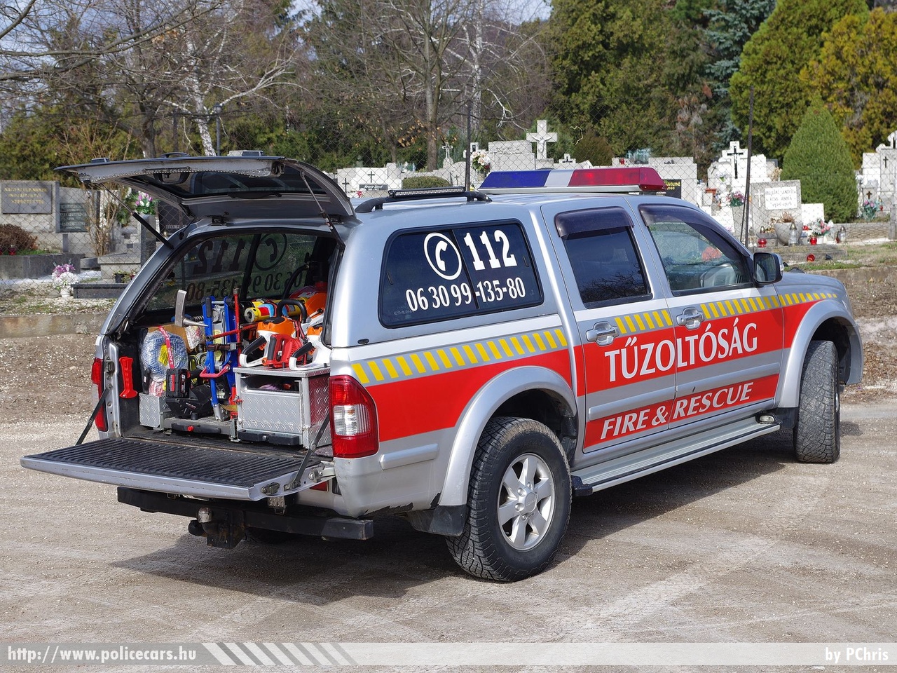 Isuzu D-Max, Piliscsabai Nagyközségi Önkéntes Tûzoltó Egyesület, fotó: PChris
Keywords: ÖTE magyar Magyarország tûzoltó tûzoltóautó tûzoltóság Hungary hungarian fire firetruck  PHR-754