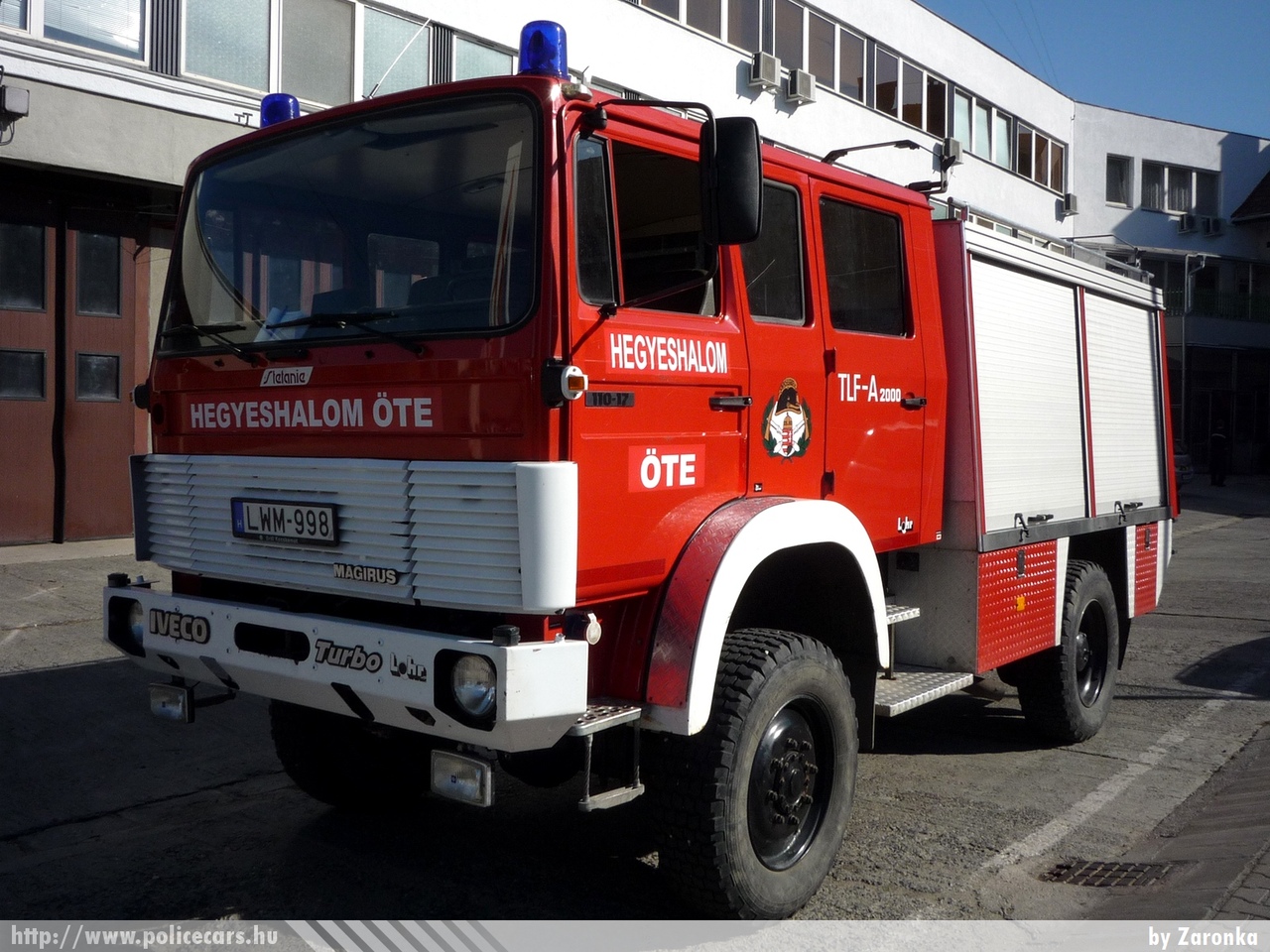 Magirus 110-17, Hegyeshalom Nagyközségi Önkéntes Tûzoltó Egyesület, fotó: Zaronka
Keywords: ÖTE magyar Magyarország tûzoltó tûzoltóautó tûzoltóság Hungary hungarian fire firetruck LWM-998