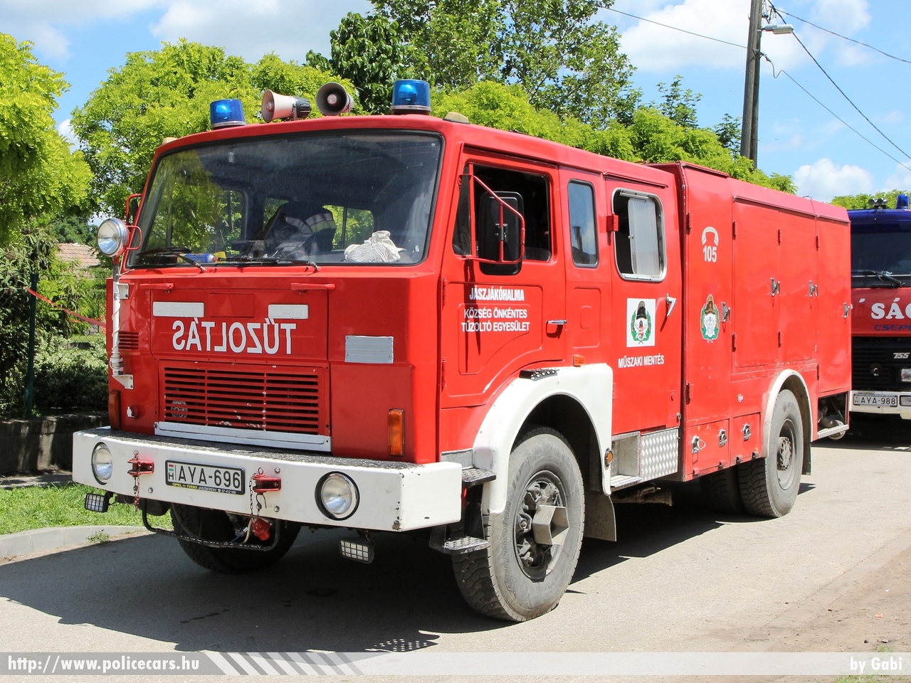 Csepel 750 TÜ-1.1, Jászjákóhalma Község Önkéntes Tûzoltó Egyesület, fotó: Gabi
Keywords: ÖTE magyar Magyarország tûzoltó tûzoltóautó tûzoltóság Hungary hungarian fire firetruck AYA-696