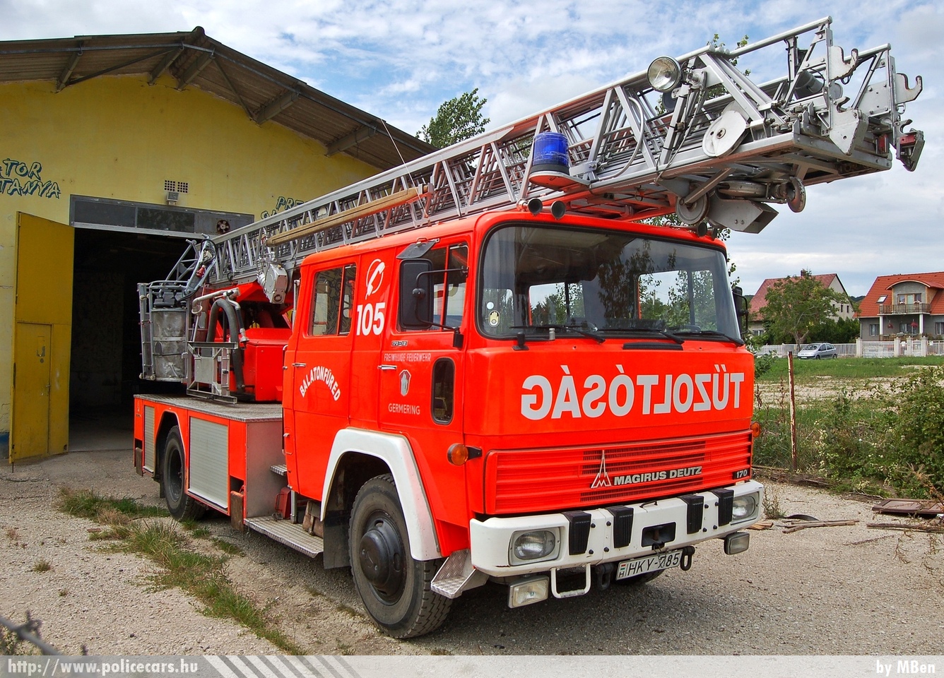 Magirus Deutz FM 170-D12-F, Balatonfüredi Önkormányzati Tûzoltóparancsnokság, fotó: MBen
Keywords: tûzoltóautó tûzoltó ÖTP tûzoltóság magyar Magyarország fire firetruck Hungary hungarian HKY-785