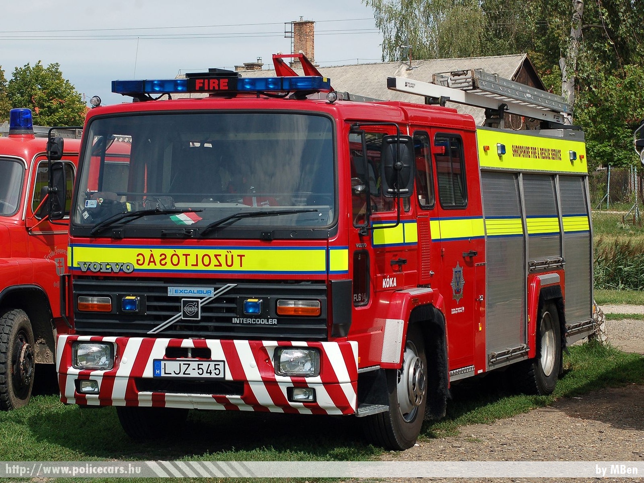 Volvo FL614, Kókai Önkéntes Tûzoltó Egyesület, fotó: MBen
Keywords: tûzoltó tûzoltóautó tûzoltóság magyar Magyarország ÖTE hungarian Hungary fire firetruck LJZ-545