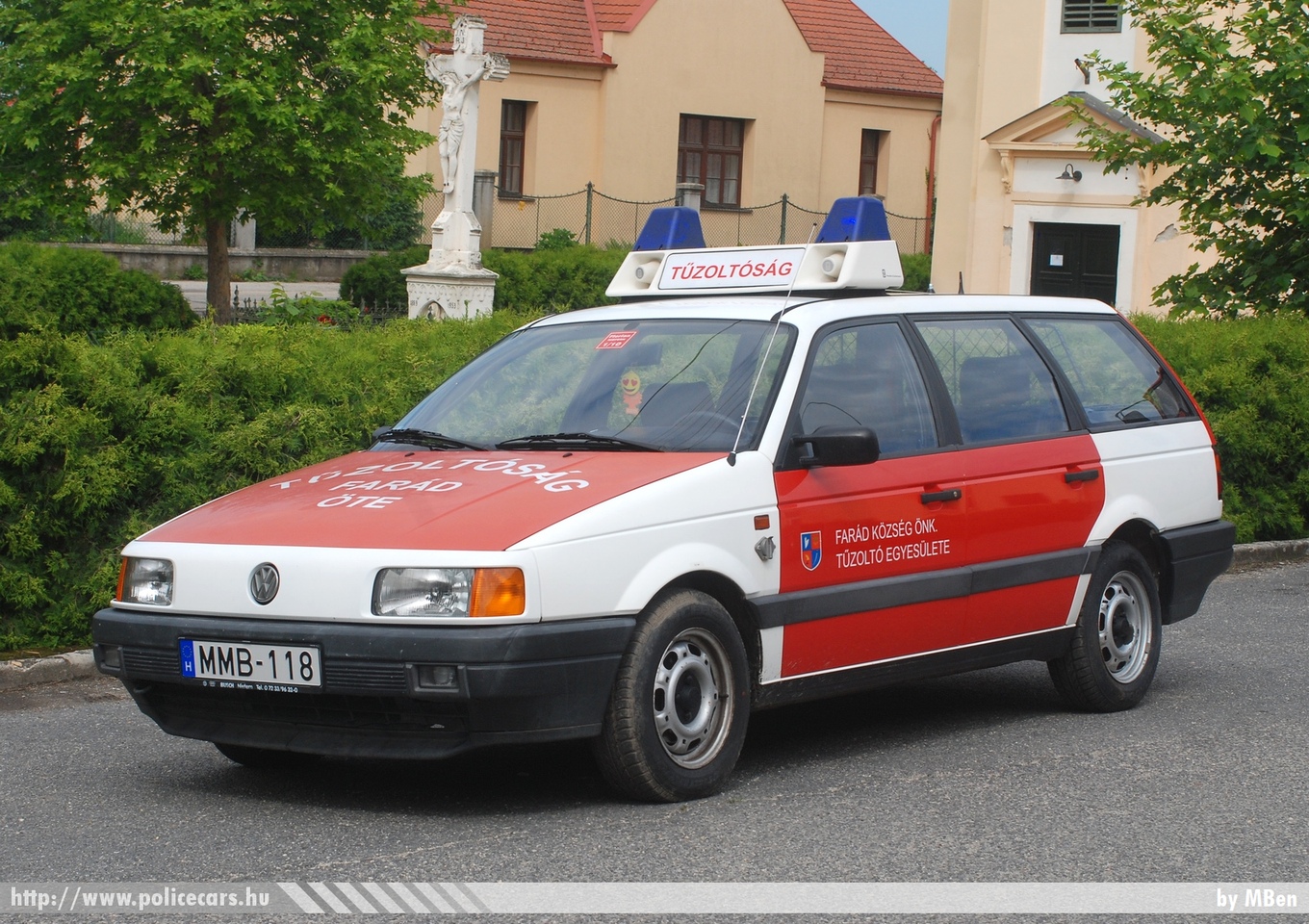 Volkswagen Passat B3 Variant, Farád Község Önkéntes Tûzoltó Egyesülete, fotó: MBen
Keywords: tûzoltó tûzoltóautó tûzoltóság magyar Magyarország ÖTE hungarian Hungary fire firetruck MMB-118