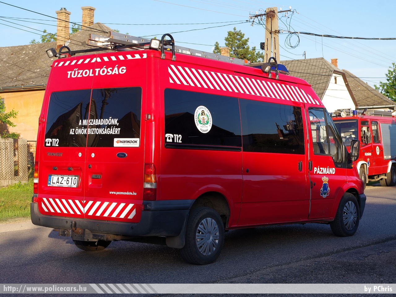 Ford Transit, Pázmándi Önkéntes Tûzoltó Egyesület, fotó: PChris
Keywords: tûzoltó tûzoltóautó tûzoltóság magyar Magyarország ÖTE hungarian Hungary fire firetruck LAZ-610