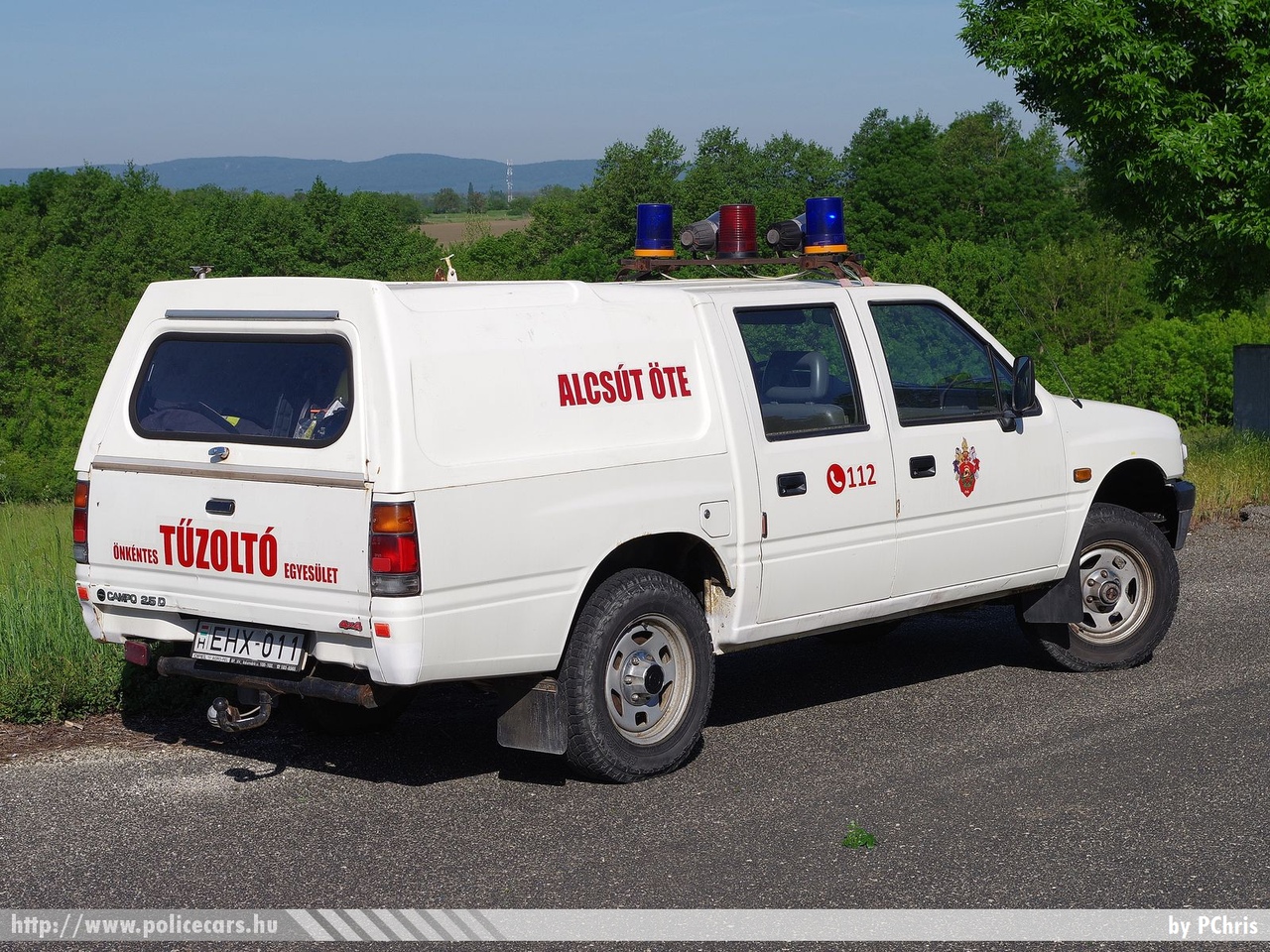 Opel Campo, Alcsútdoboz Község Önkéntes Tûzoltó Egyesület, fotó: PChris
Keywords: tûzoltó tûzoltóautó tûzoltóság magyar Magyarország ÖTE hungarian Hungary fire firetruck EHX-011
