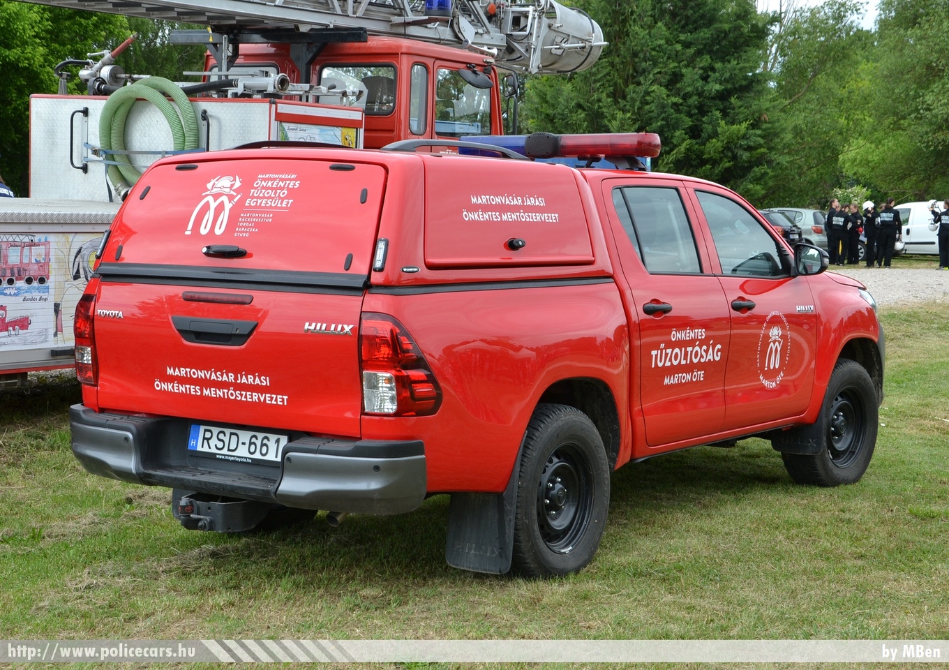 Toyota Hilux, Martonvásári Önkéntes Tûzoltó Egyesület, fotó: MBen
Keywords: tûzoltó tûzoltóautó tûzoltóság magyar Magyarország ÖTE hungarian Hungary fire firetruck RSD-661