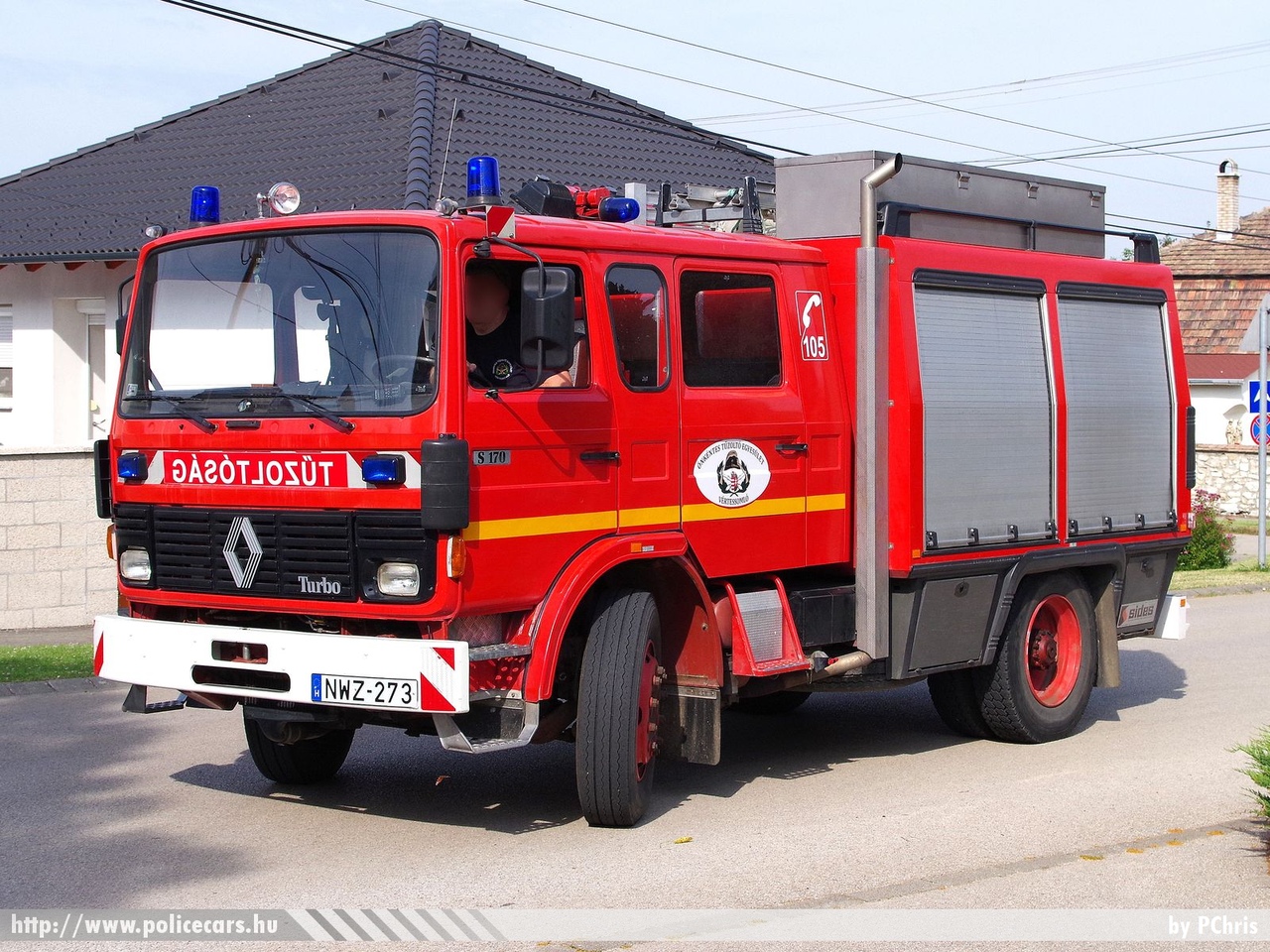 Renault S170 Turbo Sides, Vértessomlói Önkéntes Tűzoltó Egyesület, fotó: PChris
Keywords: tűzoltó tűzoltóautó tűzoltóság magyar Magyarország ÖTE hungarian Hungary fire firetruck NWZ-273