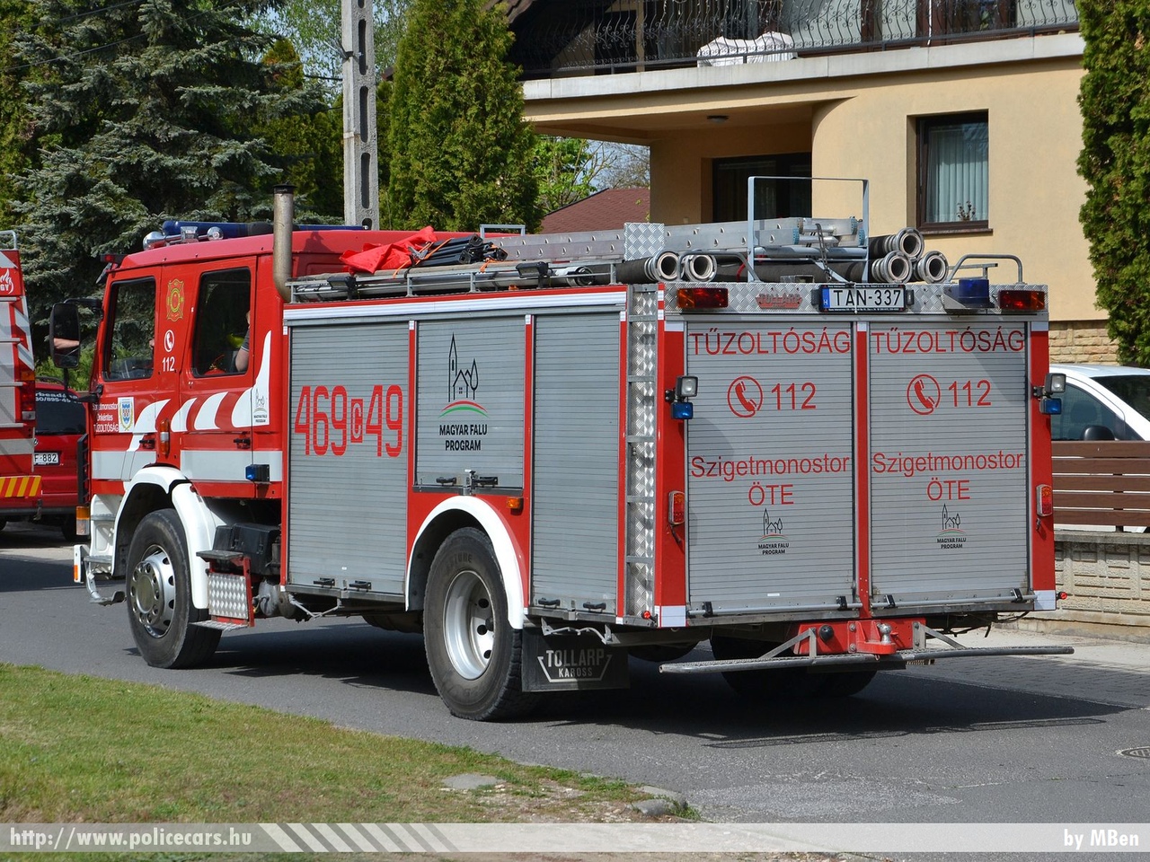 Scania P93 Tollarp Kaross, Szigeti Polgárőr és Önkéntes Tűzoltó Egyesület, Szigetmonostor, fotó: MBen
Keywords: ÖTE magyar Magyarország tûzoltó tûzoltóautó tûzoltóság Hungary hungarian fire firetruck TAN-337