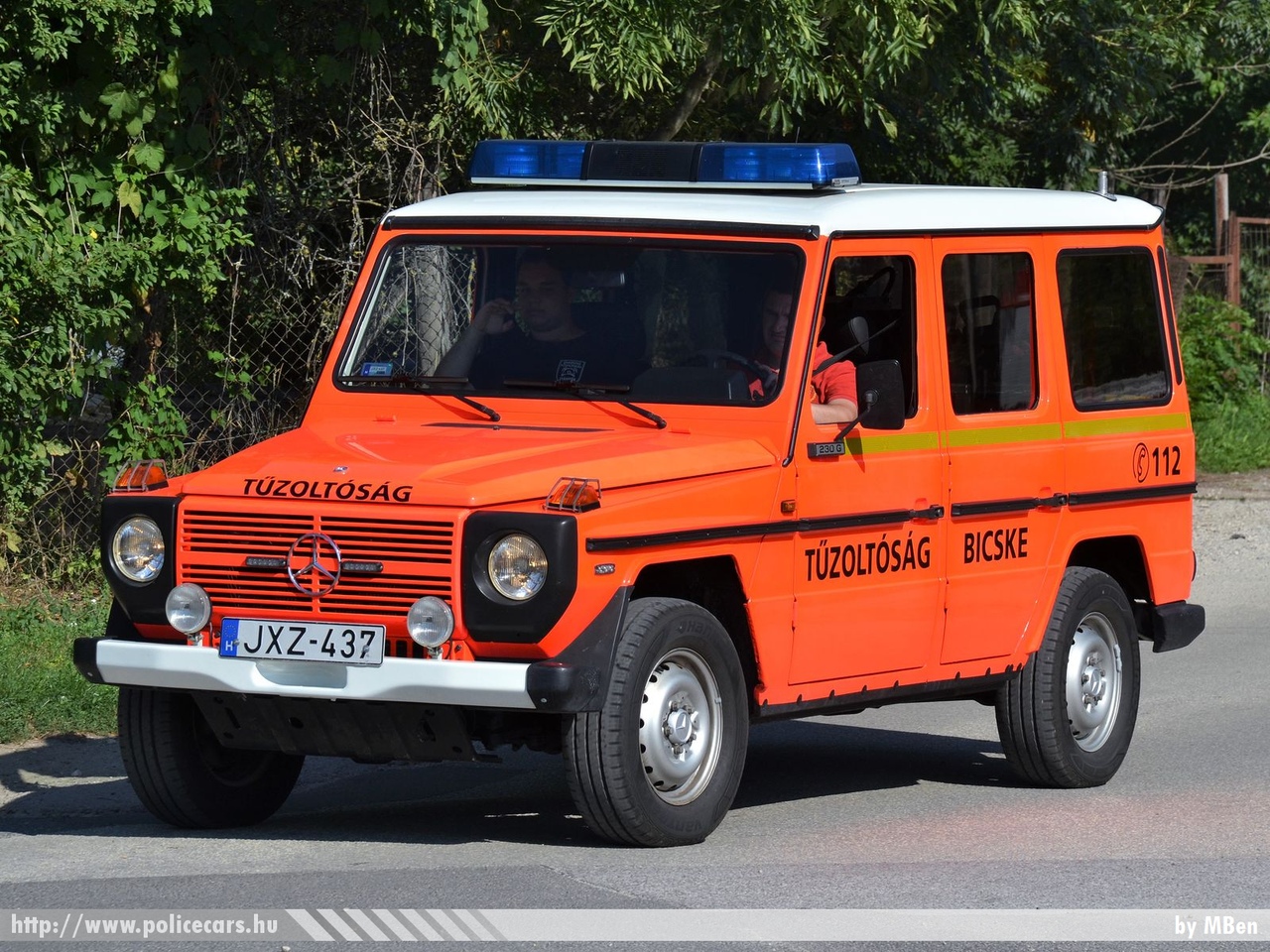 Mercedes-Benz G230, Bicskei Önkormányzati Tűzoltóság, fotó: MBen
Keywords: tűzoltó tűzoltóautó tűzoltóság magyar Magyarország ÖTP hungarian Hungary fire firetruck JXZ-437