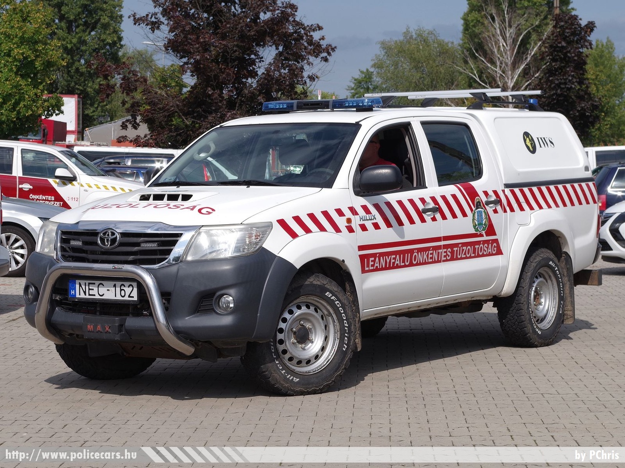 Toyota Hilux, Leányfalu Önkéntes Tűzoltó Egyesület, fotó: PChris
Keywords: ÖTE magyar Magyarország tűzoltó tűzoltóautó tűzoltóság Hungary hungarian fire firetruck NEC-162