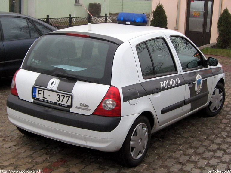 Renault Clio, fotó: Colargol87
Keywords: lett Lettország rendőr rendőrautó rendőrség