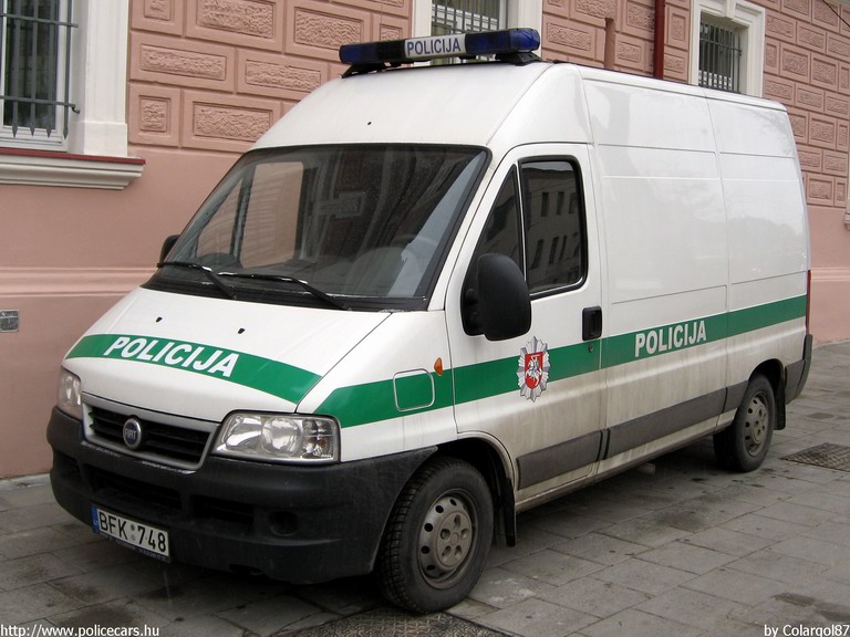 Fiat Ducato, fotó: Colargol87
Keywords: litván Litvánia rendőr rendőrautó rendőrség