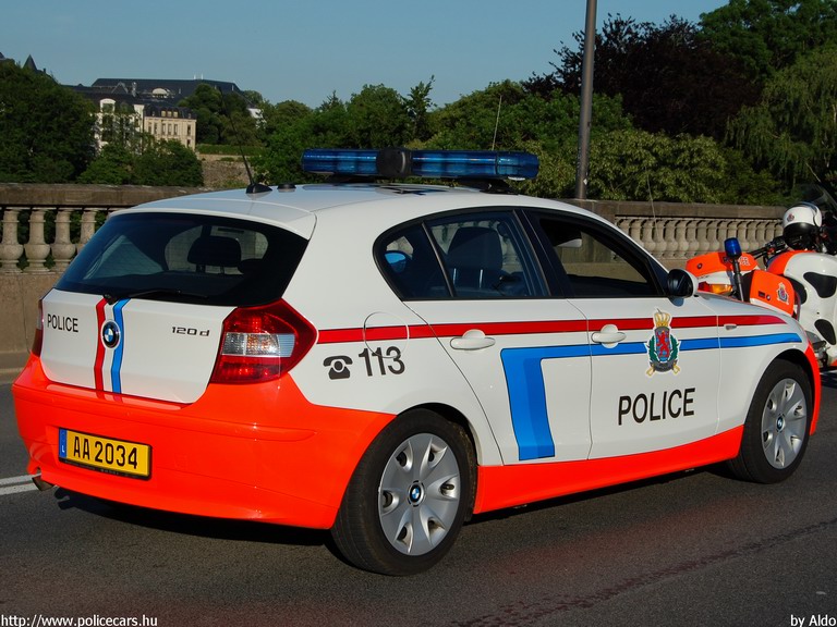 BMW 1 120D, fotó: Aldo
Keywords: luxemburg rendőr rendőrautó rendőrség 