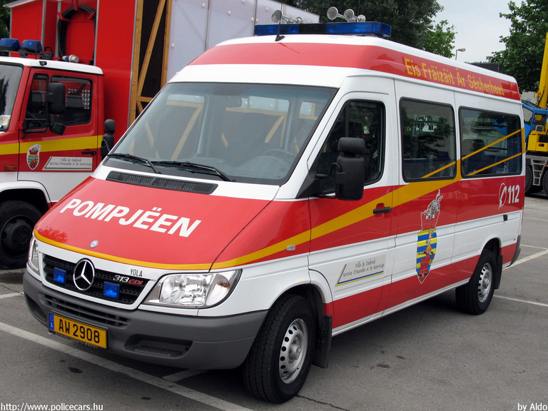 Mercedes Sprinter 313CDI, fotó: Aldo
Keywords: luxemburg tûzoltó tûzoltóautó tûzoltóság
