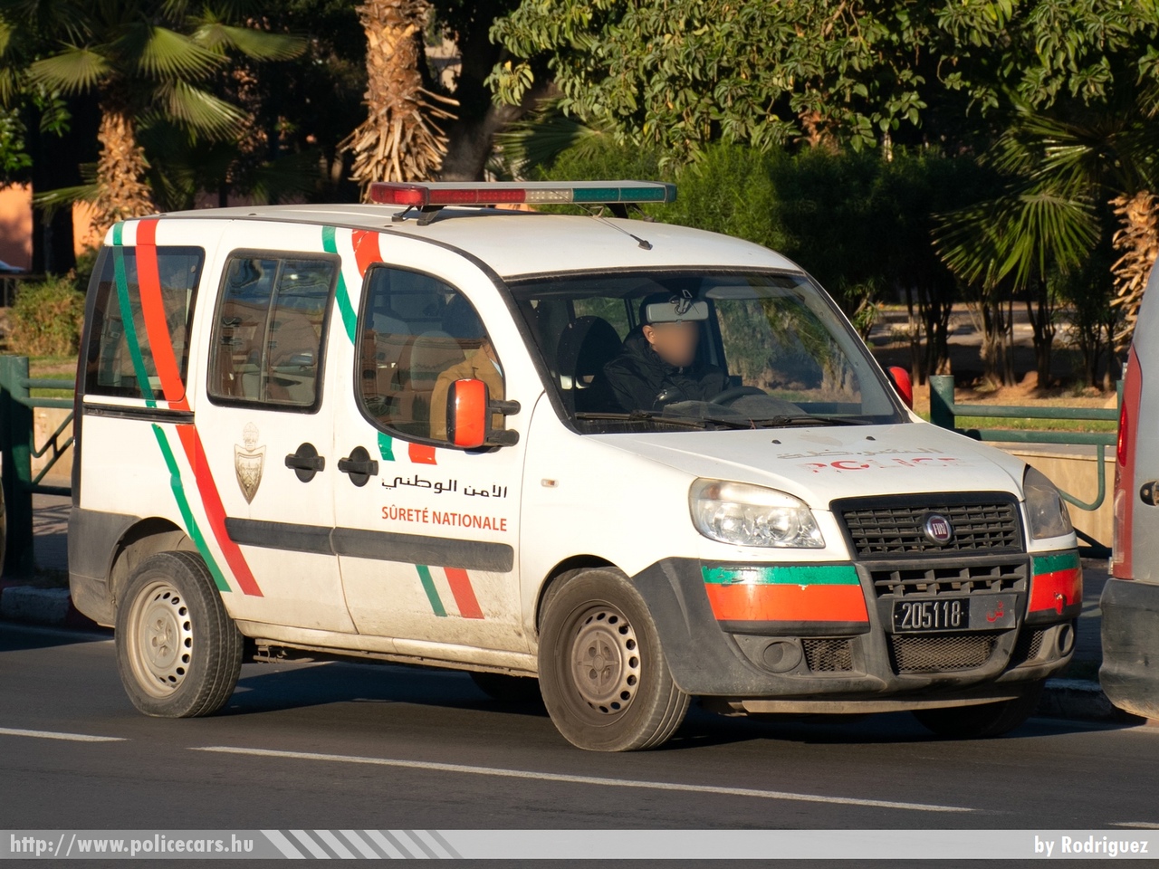 Fiat Doblo, Sûreté Nationale, fotó: Rodriguez
Keywords: rendőrség rendőr rendőrautó Marokkó marokkói morocco moroccan police policecar