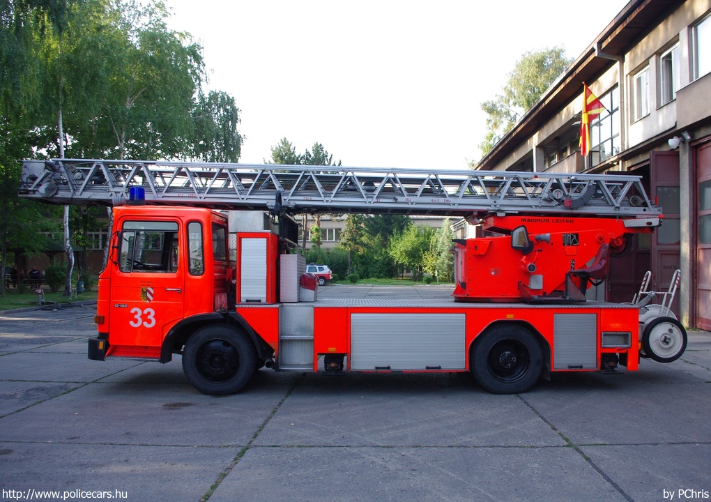 MAN 12-192 Magirus Leiter, fotó: PChris
Keywords: Macedónia macedón tûzoltóautó tûzoltóság tûzoltó Macedonia firetruck fire