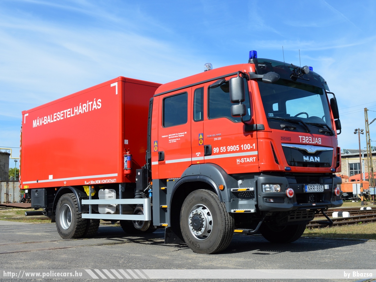 MAN TGM 18.290, MÁV-START Zrt. , fotó: Bbazsa
Keywords: MÁV NRR-885