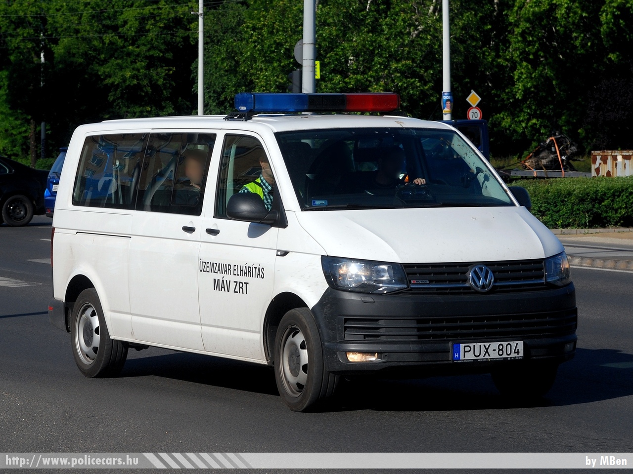 Volkswagen Transporter T6, Magyar Államvasutak Zrt., fotó: MBen
Keywords: MÁV PUX-804
