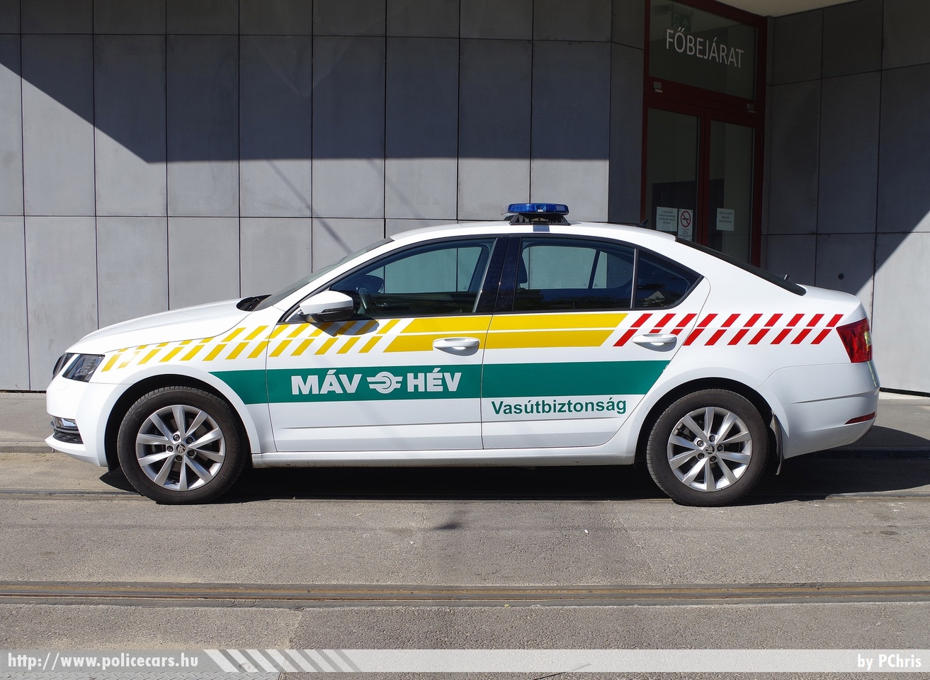 Skoda Octavia III Facelift, MÁV-HÉV Helyiérdekû Vasút Zrt., fotó: PChris
Keywords: MÁV RBU-191