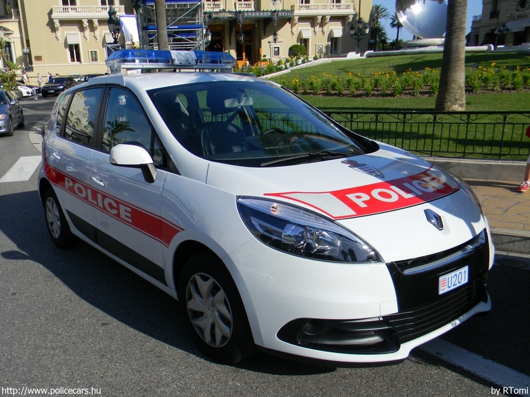 Renault Scénic, fotó: RTomi
Keywords: rendőr rendőrautó rendőrség Monaco monacoi U201