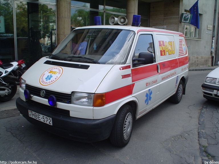 Volkswagen Transporter T4, Samaritanus Mentõszolgálat, fotó: dénes
Keywords: mentő magyar magyarország mentőautó HBE-572
