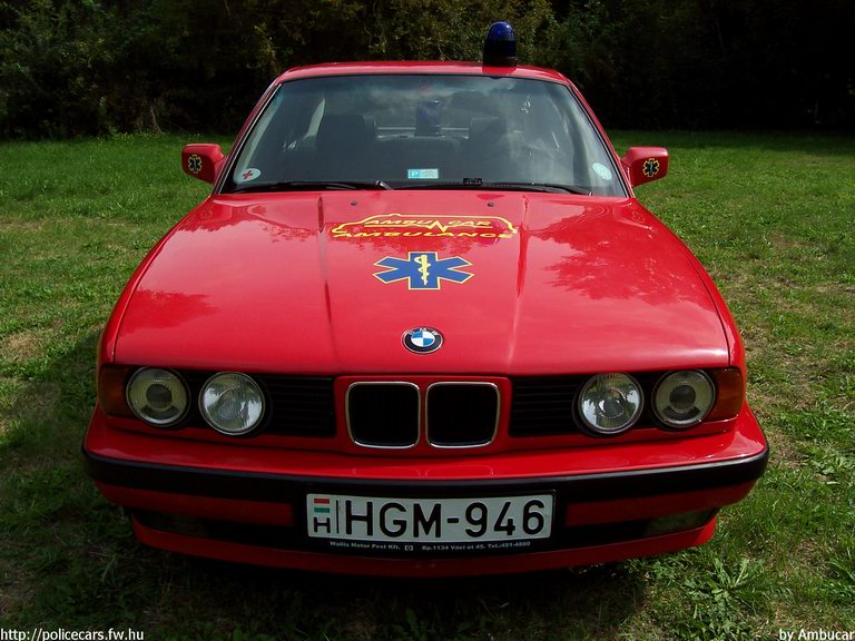 BMW 5 E34, Ambucar Mentõszolgálat, fotó: Ambucar
Keywords: mentő magyar Magyarország mentőautó HGM-946